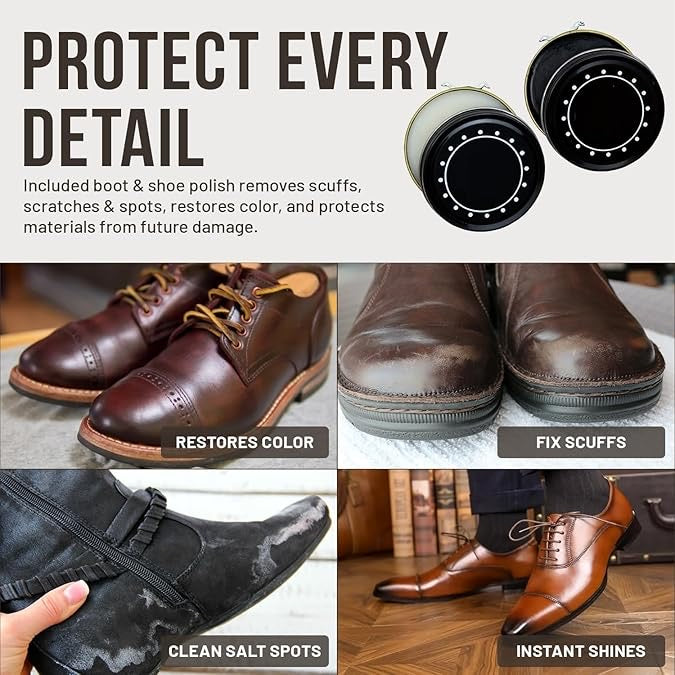 7pc Shoe Shine Kit