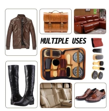 7pc Shoe Shine Kit