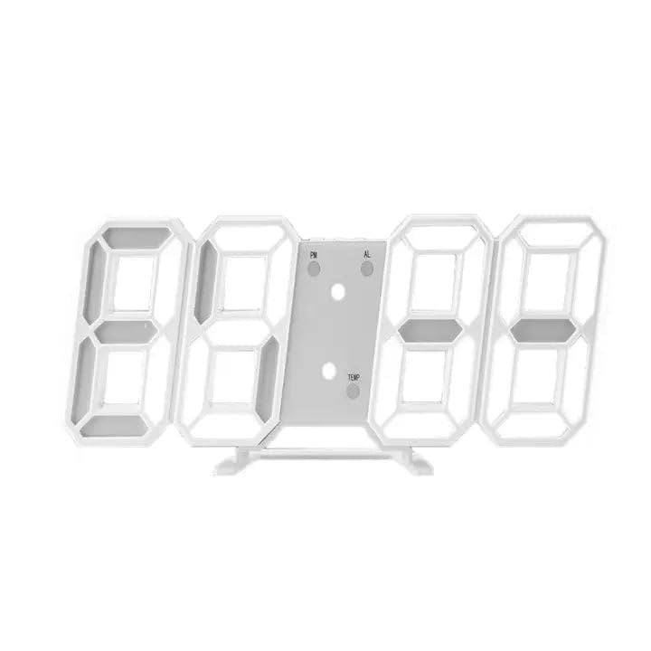 3D LED Digital Wall Clock for Home