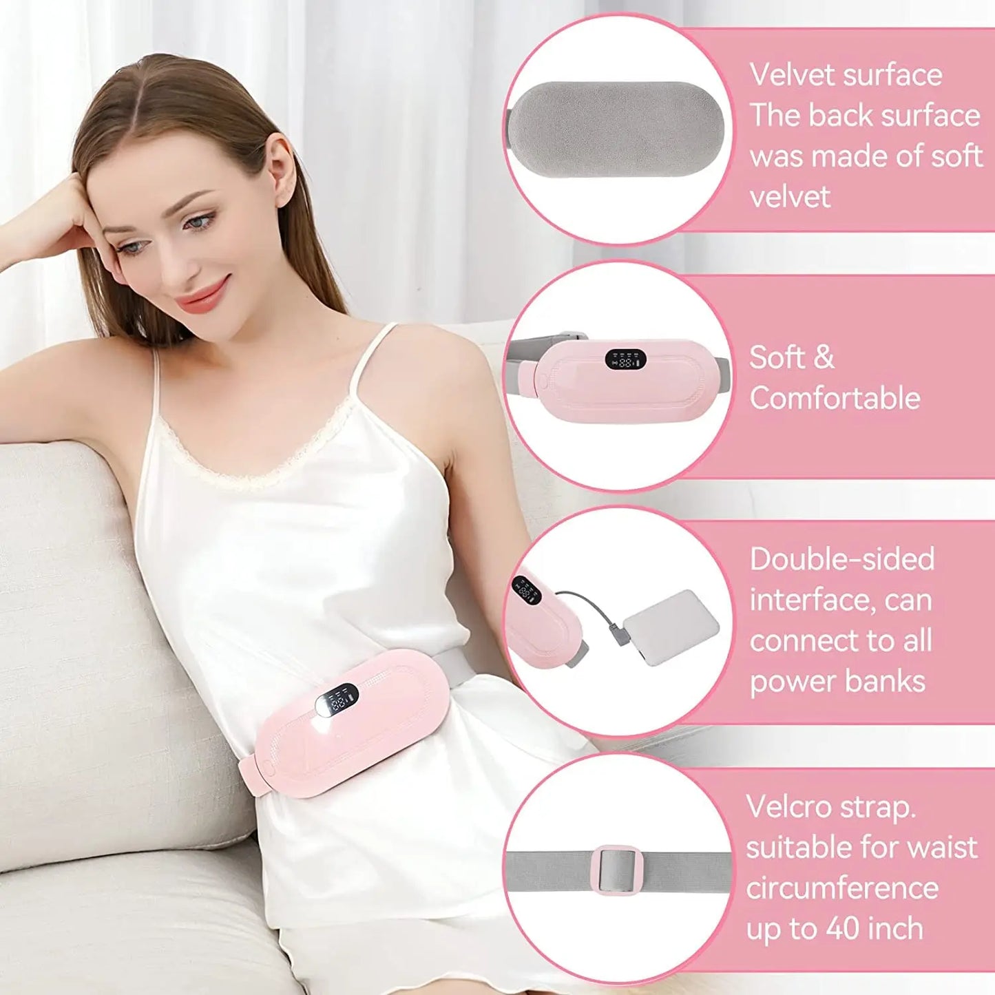 Portable Cordless Heating Pad for Menstrual Cramps Relief - FIX IT STORE
