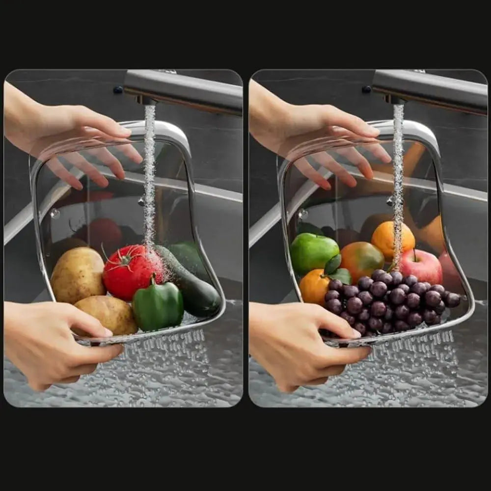 Transparent Multi-Functional Rice Drain Basket - FIX IT STORE
