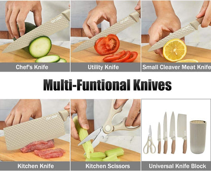 6 PC Premium Kitchen Knife Set