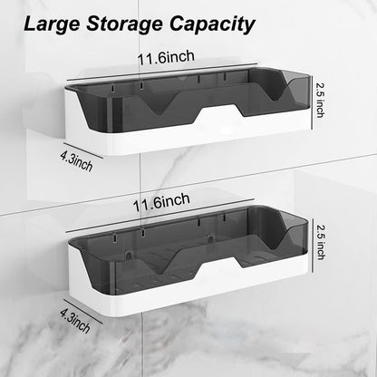 Plastic Shower Caddy Adhesive Shower Shelf