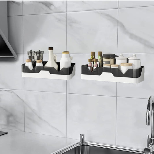 Plastic Shower Caddy Adhesive Shower Shelf