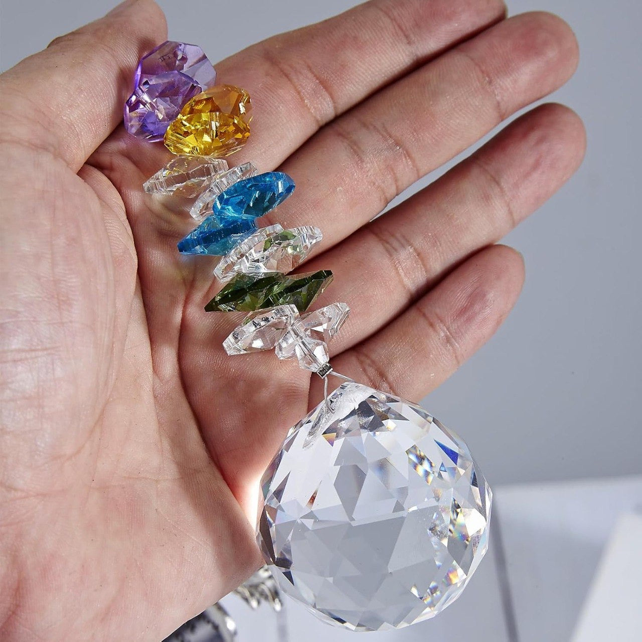 Sun catcher with engraved message