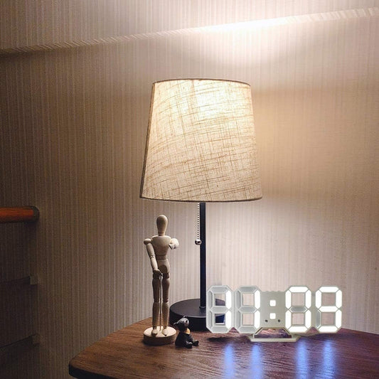 3D LED Digital Wall Clock for Home