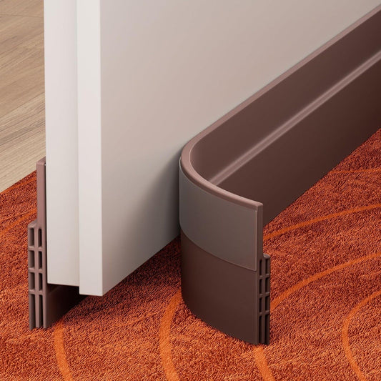 Adhesive Silicone Door Bottom Sealing Strip Rubber Soundproof