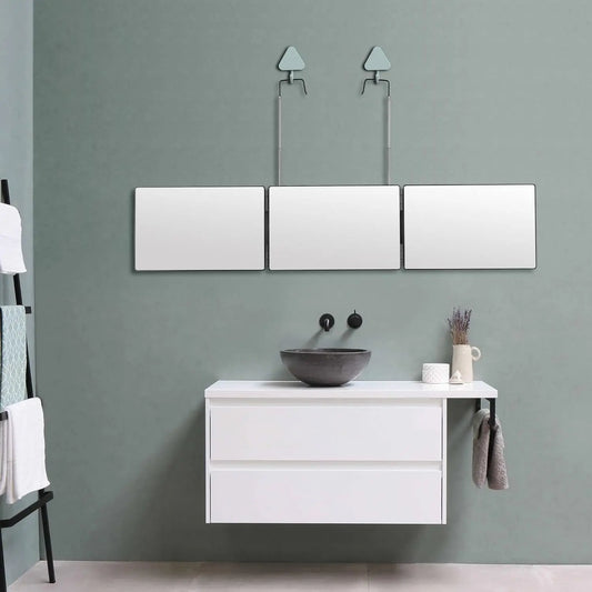 Three panel folding mirror - FIX IT STORE