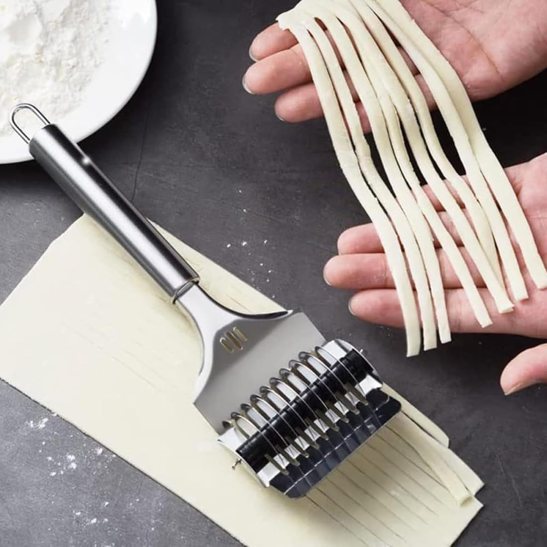 Stainless Steel Pasta Noodle Cutter